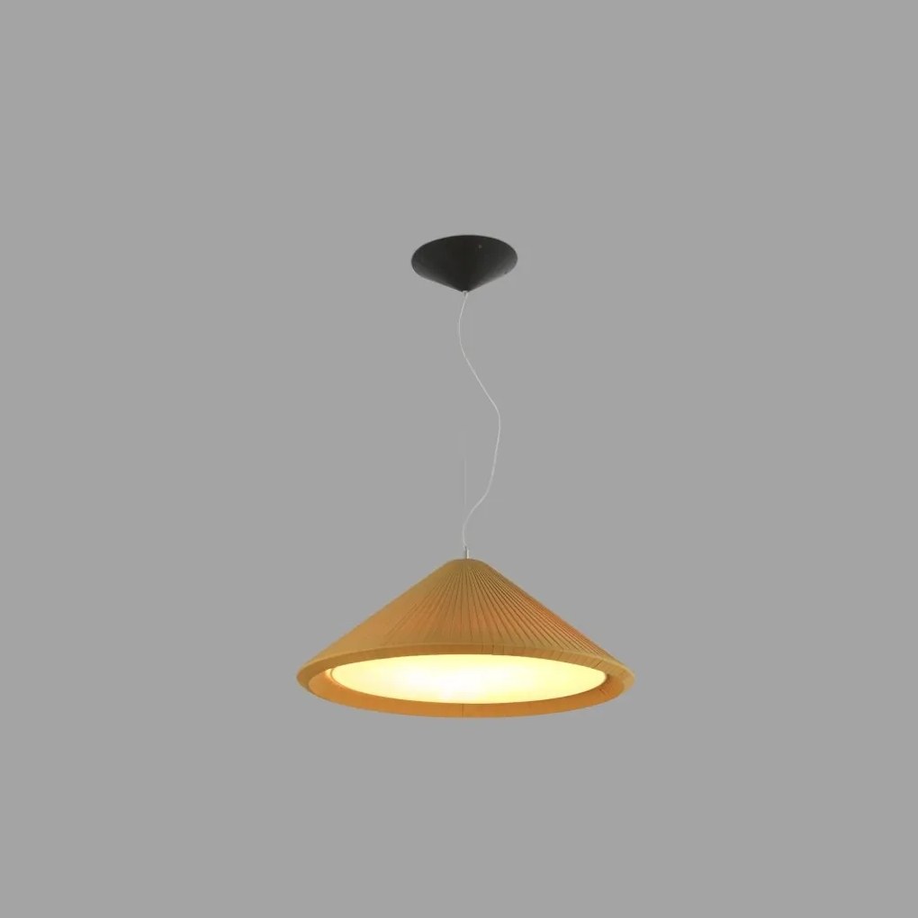 Lustra XXL suspendata design decorativ SAIGON IN 70cm yellow