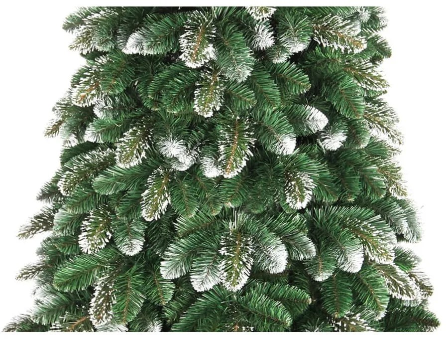 Pom artificial de Crăciun model brad cu zăpadă artificială, înălțime 150 cm