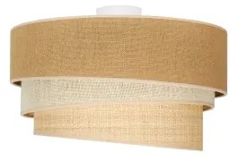 Plafonieră Duolla YUTE TRIO 1xE27/15W/230V d. 45 cm maro/gri/bej