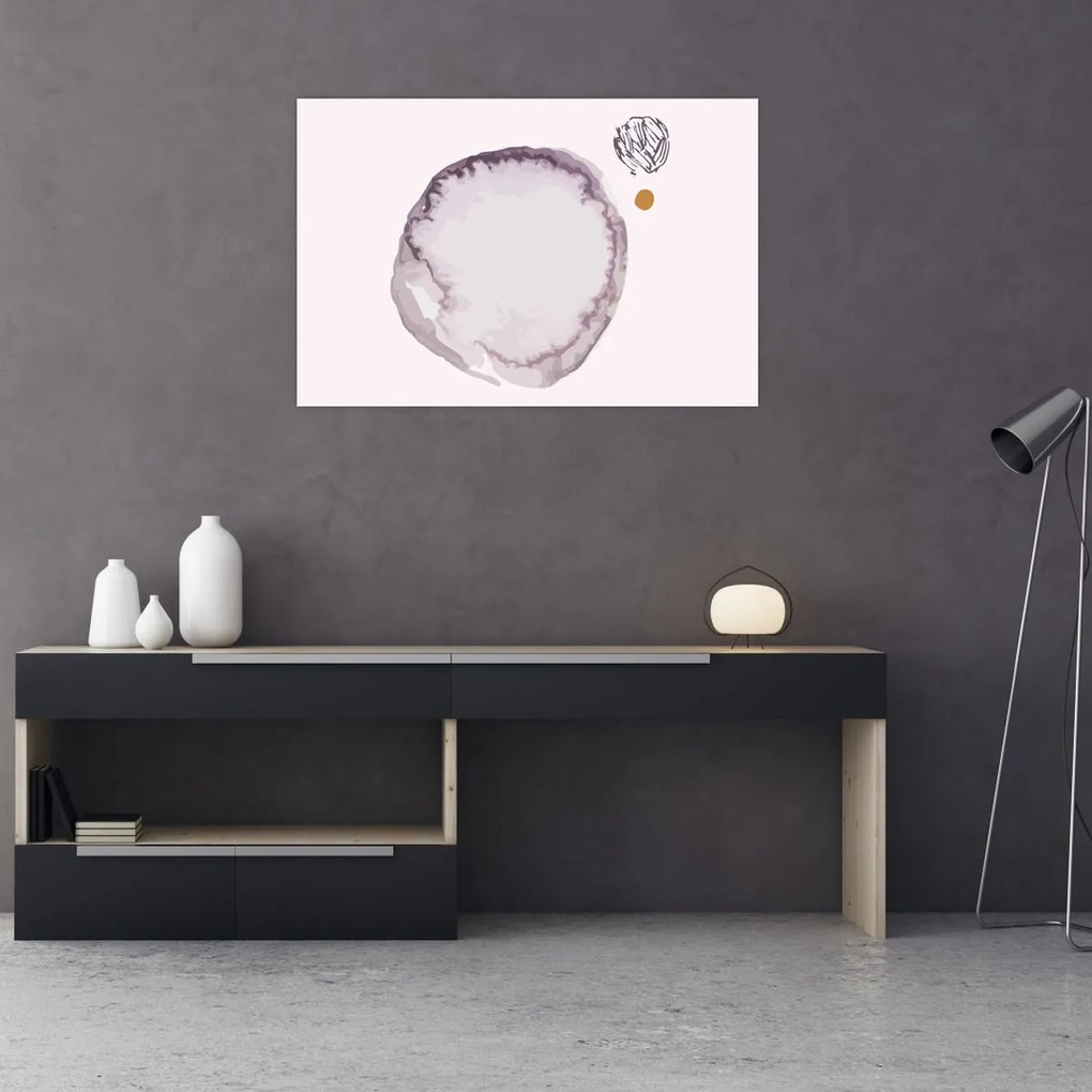 Tablou - Minimalism violet N⁰4 (90x60 cm)