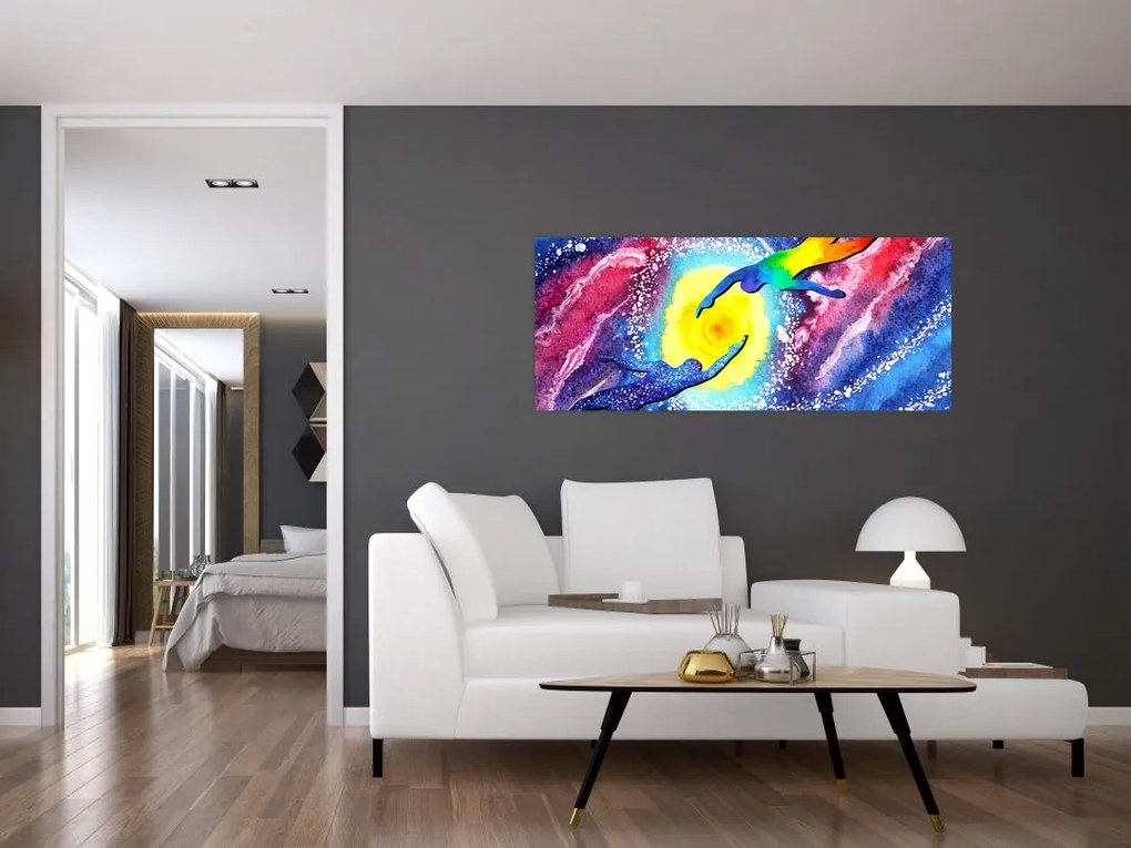 Tablou - Atingere (120x50 cm)