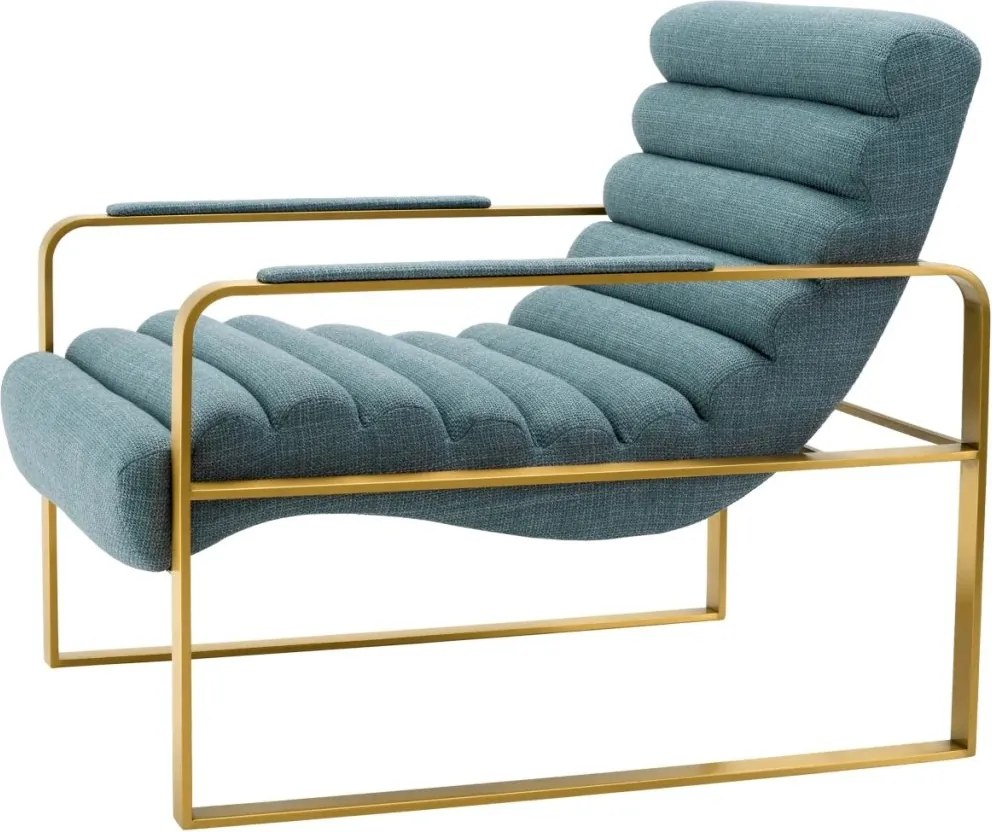 Fotoliu elegant design LUX Olsen, scalea blue