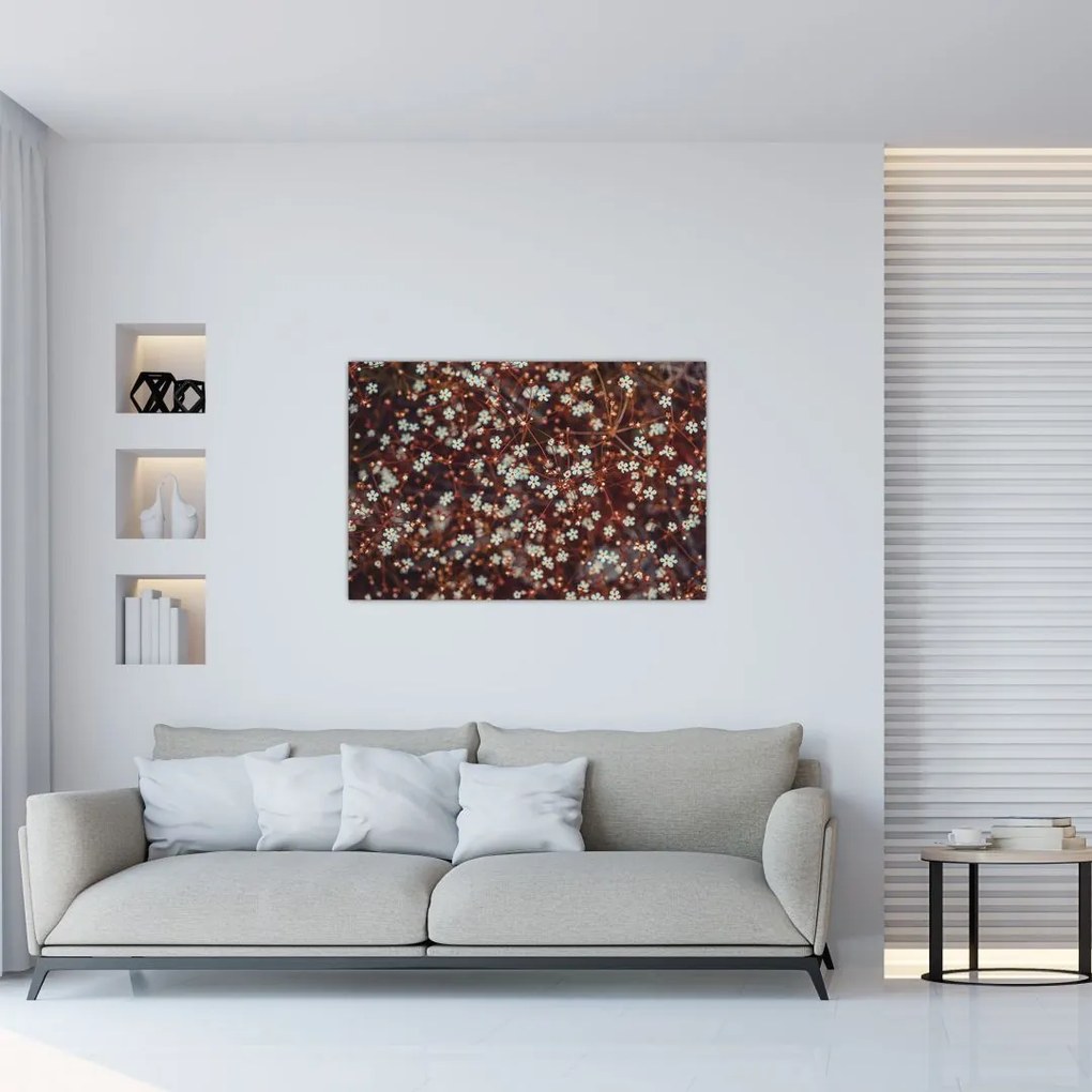 Tablou cu floare de nu mă uita (90x60 cm)