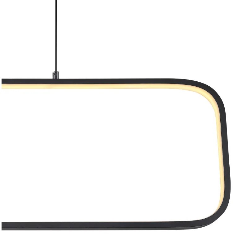 Lustra / Pendul LED design modern SILLA negru