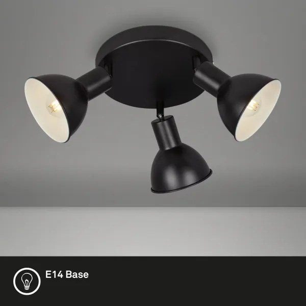 Spot Briloner 2674-035 RETRO 3xE14/25W/230V negru