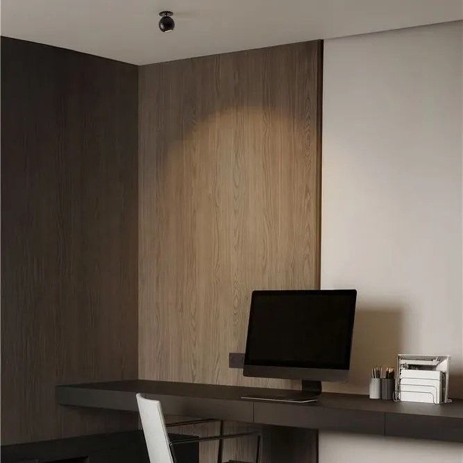 Spot incastrabil LED 3000K aluminiu negru NOTIC