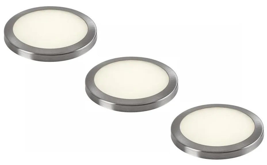 SET 3x corp de iluminat LED dimabil pentru dulapuri Rabalux 78043 SOCAVI 3xLED/1W/230V 4000K