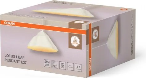 Osram - Lustră suspendată pe cablu LOTUS LEAF 1xE27/9W/230V Ø 39,6 cm