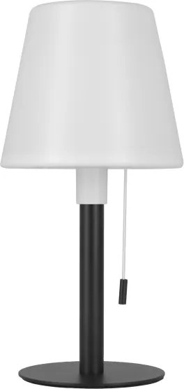 Lampă solară LED reglabilă LED/2W/5V USB 1200 mAh IP44 alb/negru