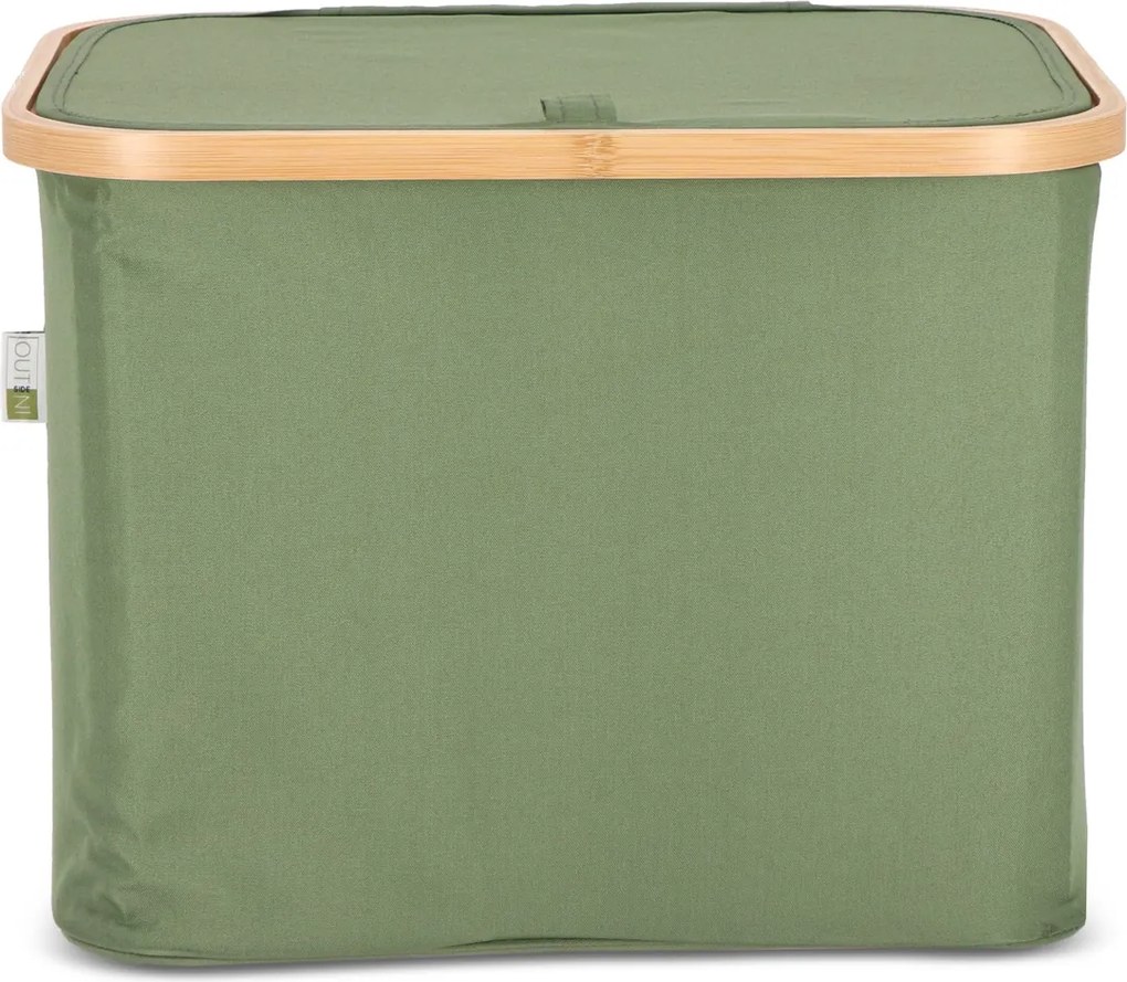 Cos pentru rufe NOLVIO 40 L, verde