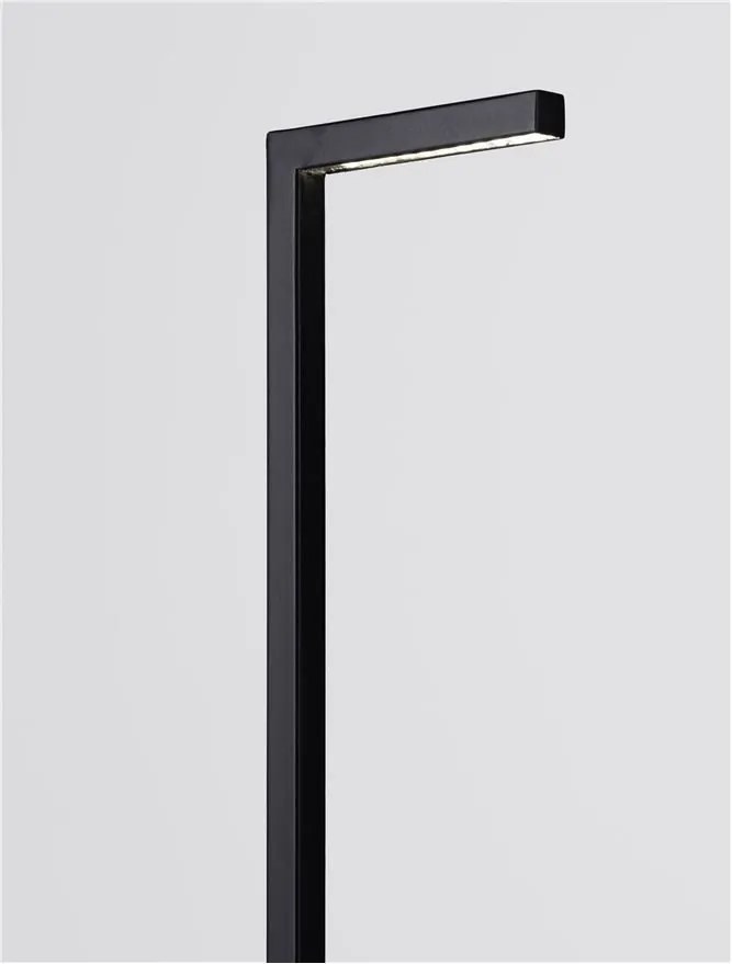 Stalp LED iluminat exterior modern IP65 PIPE H-65,5cm negru