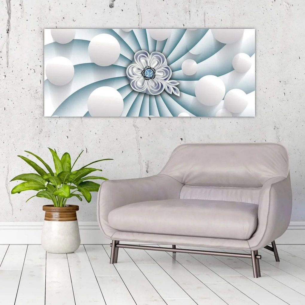 Tablou abstracției artistice (120x50 cm)