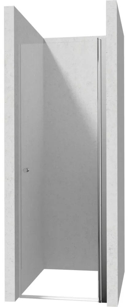 Usa sticla dus batanta 90x200 cm profil crom Deante Kerria Plus 2 900x2000 mm, Crom lucios