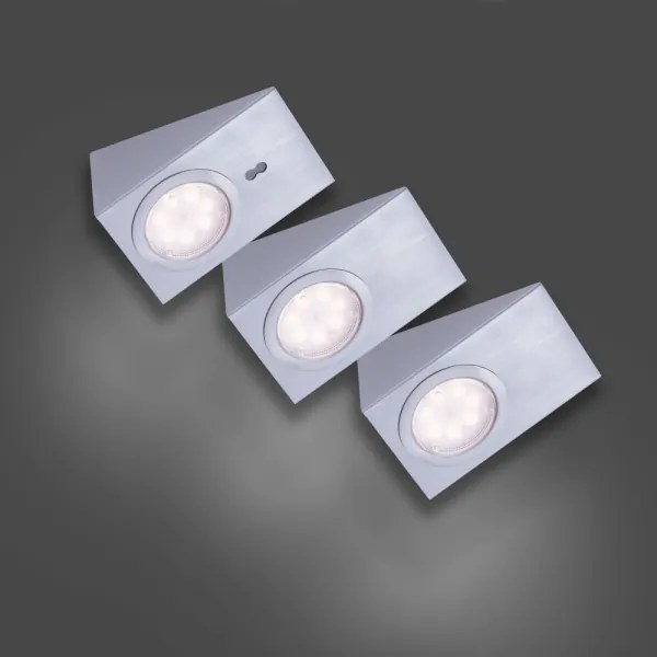 SET 3x corp de iluminat LED pentru mobilier THEO LED/3,6W/230V Leuchten Direkt 84111-55-3