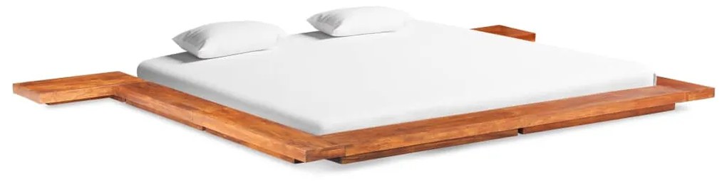 Cadru pat futon, stil japonez, 200 x 200 cm, lemn masiv acacia 200 x 200 cm