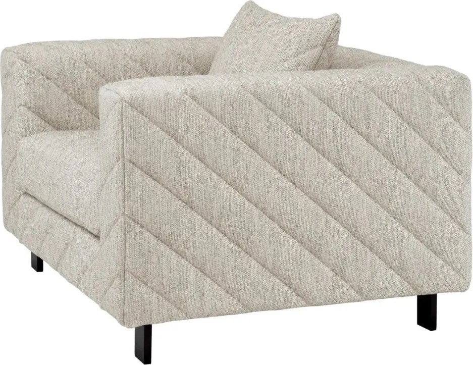 Fotoliu design LUX Avellino, Splendor light grey