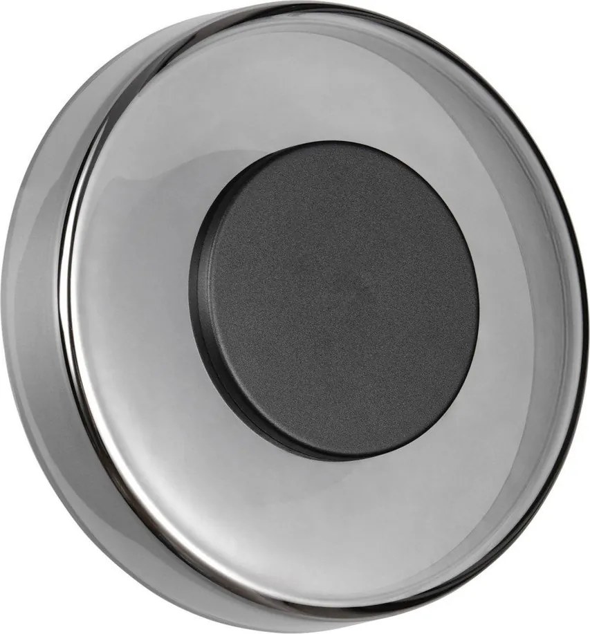 Aplică de perete negru-mat LED cu intensitate reglabilă ø 22 cm Celeste – Trio