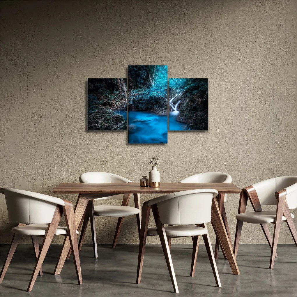 Tablou - Noaptea magică în pădurea tropicală (90x60 cm)