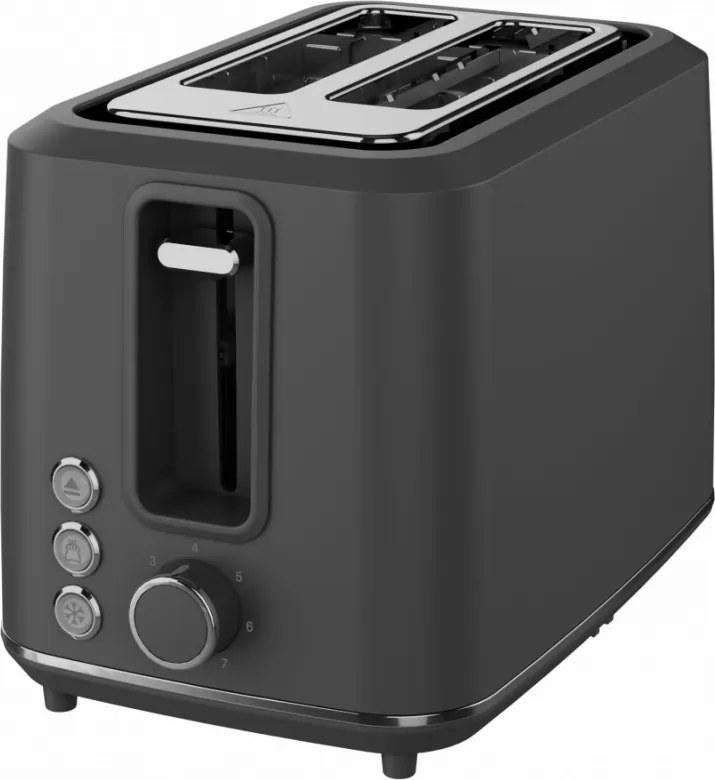 Prajitor de paine AENO ATS0001G, 930W, 7 trepte, Control tactil, Timer invers, Protectie blocare felie, Silentios, Gri