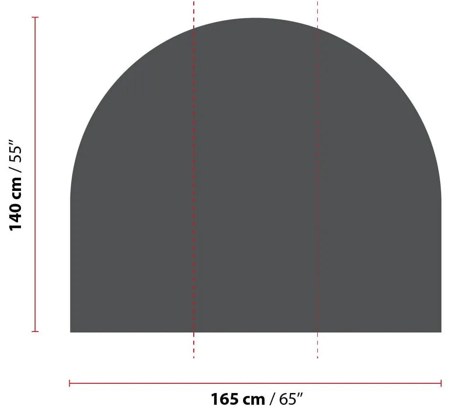 Autocolant de perete 165x140 cm Storm Gray – Ambiance