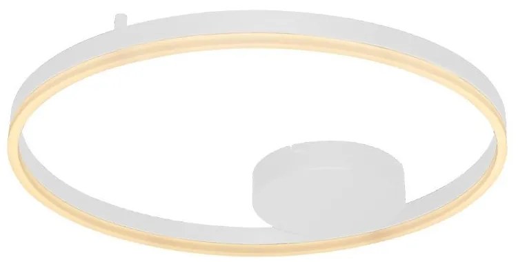 Lustra LED aplicata design modern geometric HALO 60 WH