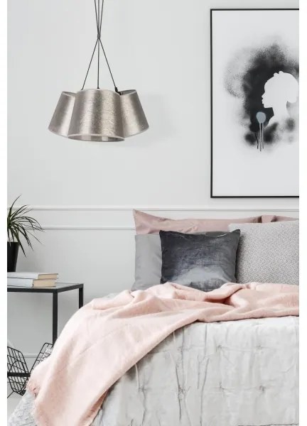 Duolla - Lustră pe cablu ROSSA 3xE27/40W/230V argintie