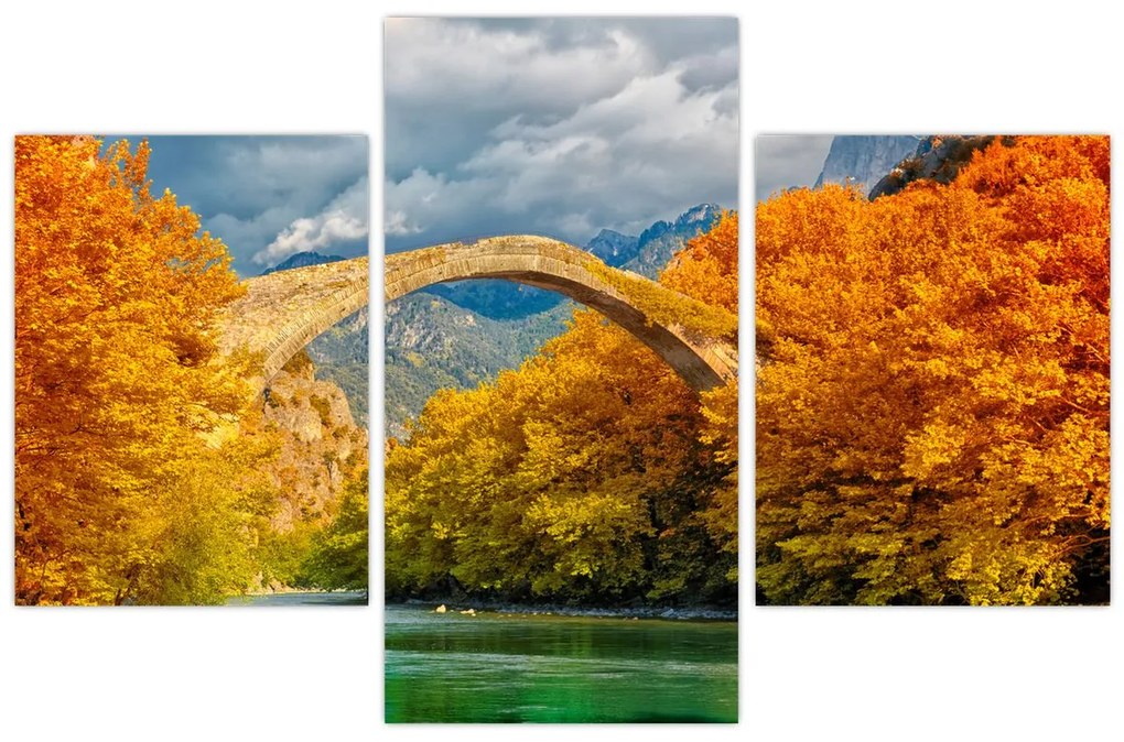 Tablou - Podul Konitsa (90x60 cm)