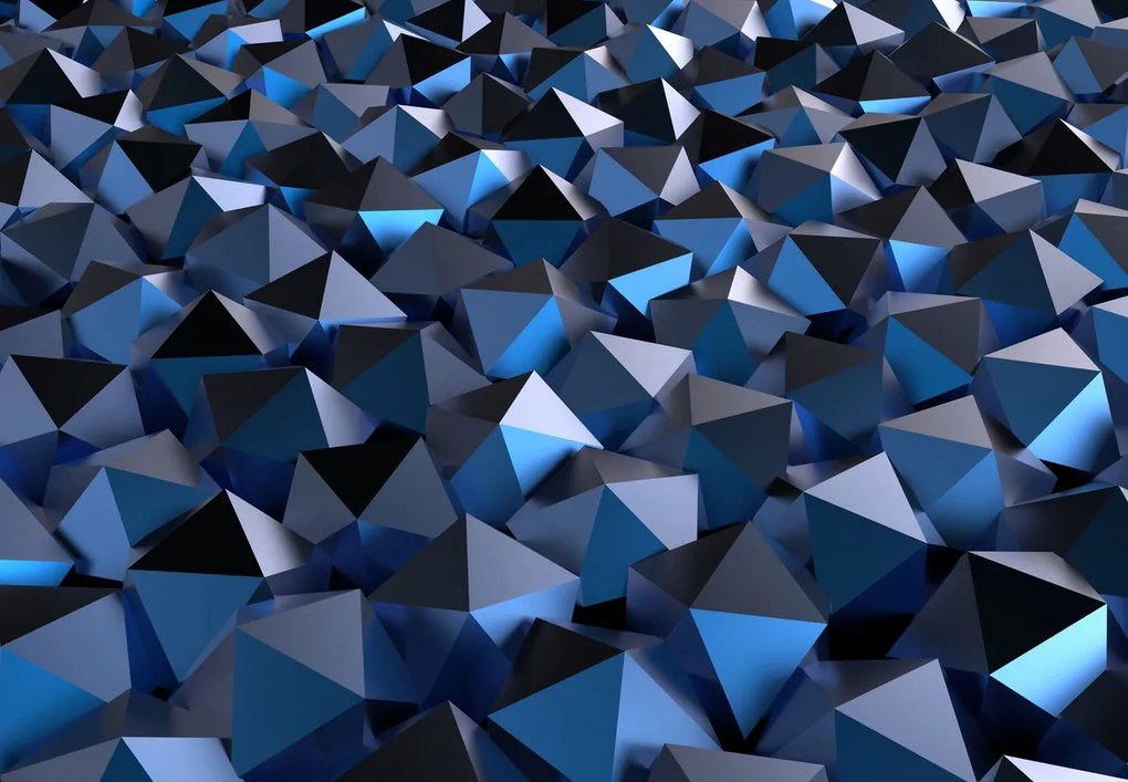Fototapet - 3D albastre (147x102 cm)