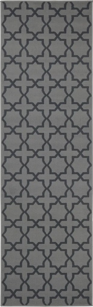 Covor Modern & Geometric Basic, Gri, 80x200