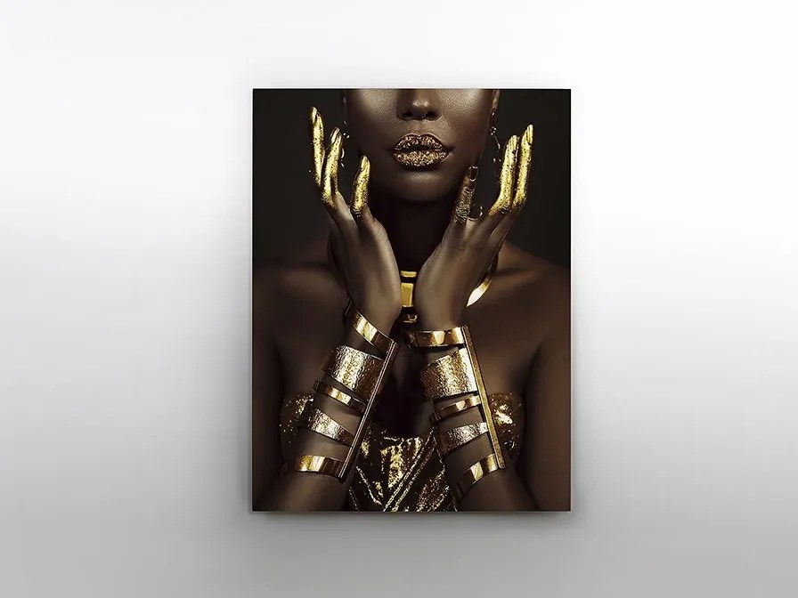 Tablou de perete decorativ Sombra y oro, 80x120cm