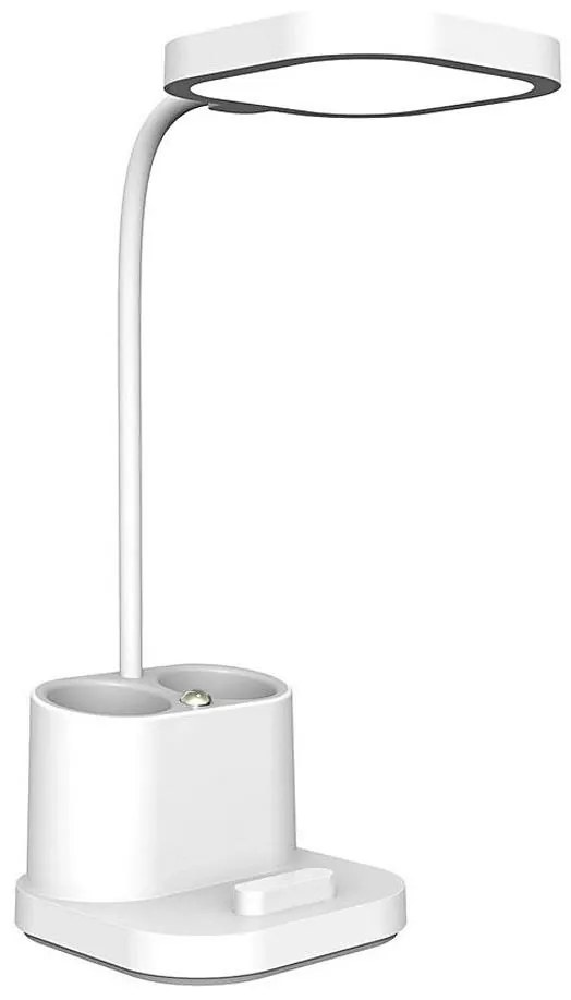 Lampă LED birou încărcabilă, reglabilă, cu suport și powerbank 5W/5V 2400mAh