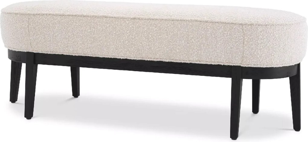 Bancheta eleganta design LUX Jarrett, Boucle crem