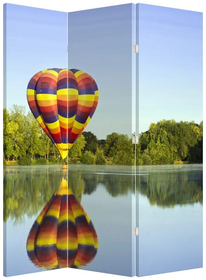 Paravan - Balon - aer cald pe un lac (126x170 cm)