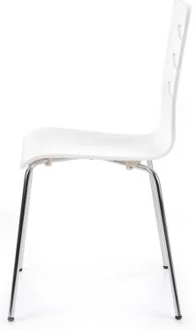 Scaun de dining BALENA, 1 buc., alb