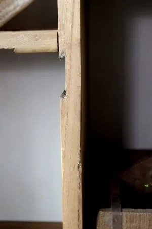 Etajeră din lemn masiv cu 8 rafturi