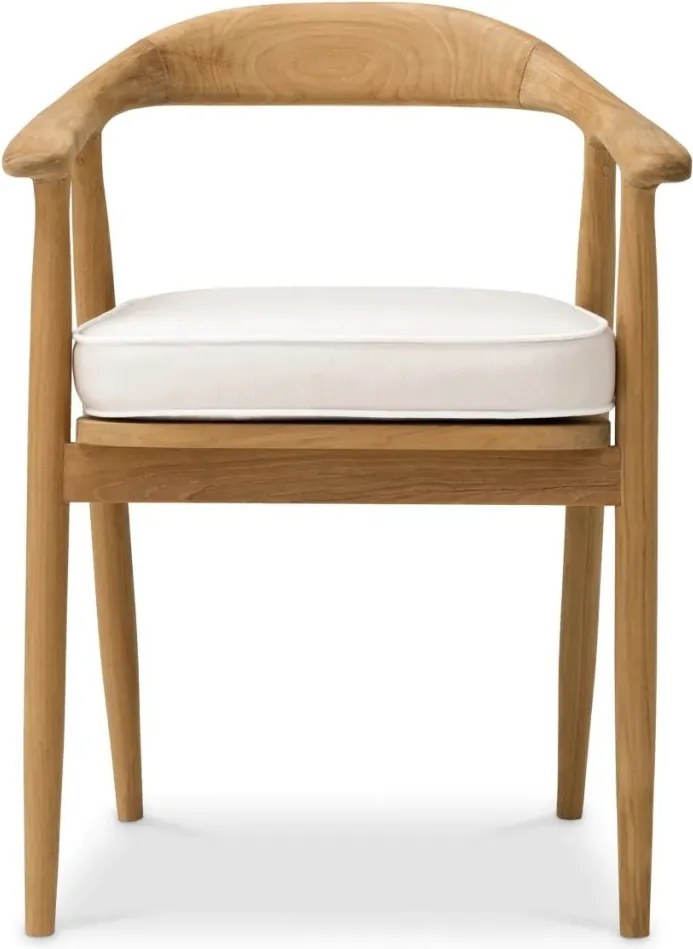 Scaun elegant design LUX Beale natur/ off-white