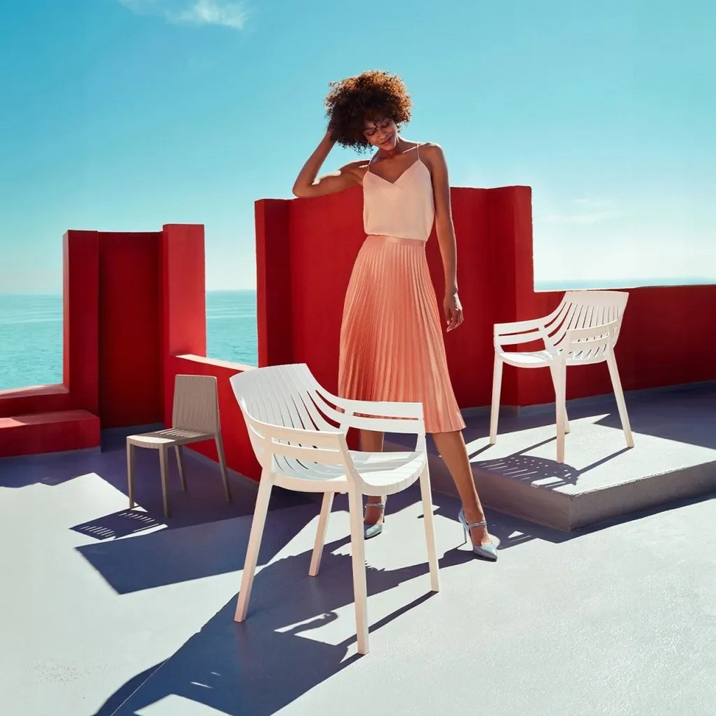 Set de 4 Scaune moderne cu brate de exterior / interior design premium SPRITZ ARMCHAIR 56017