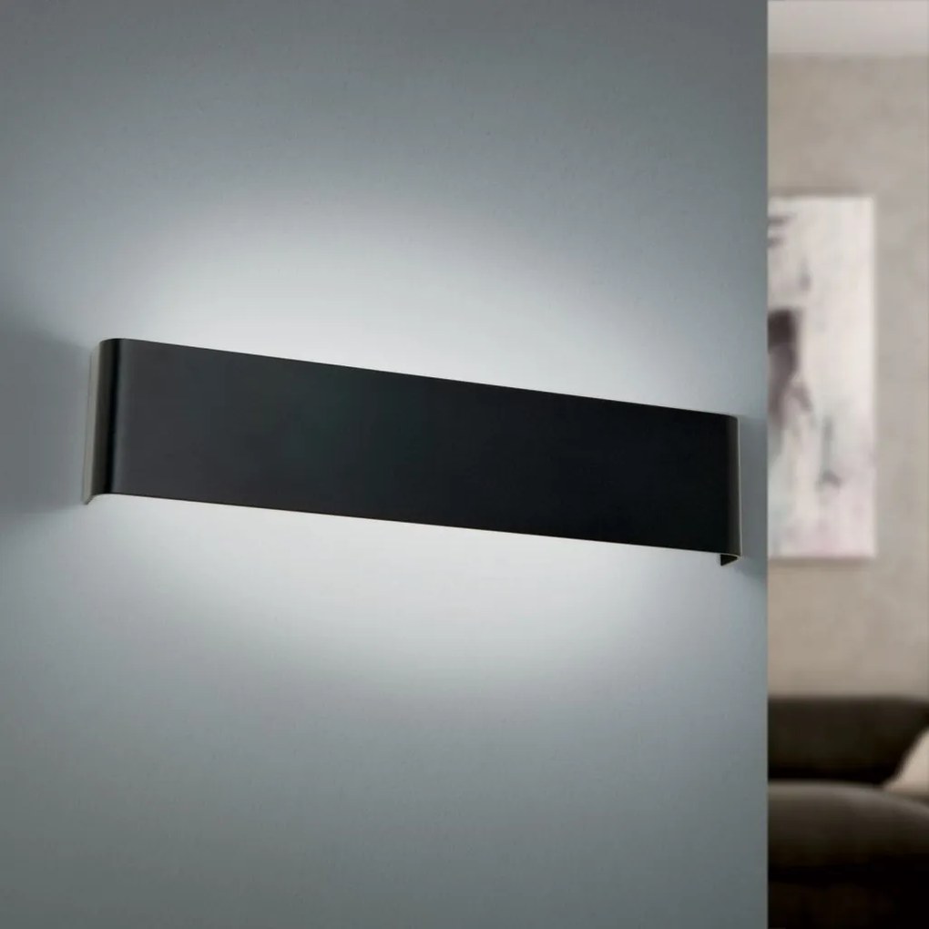 Aplica de perete LED iluminat ambiental ACCENT negru