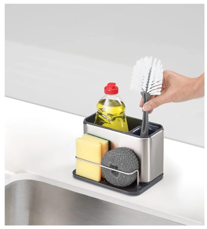 Suport pentru detergenți, din inox, Joseph Joseph Tidy, 12,5 x 12,8 cm
