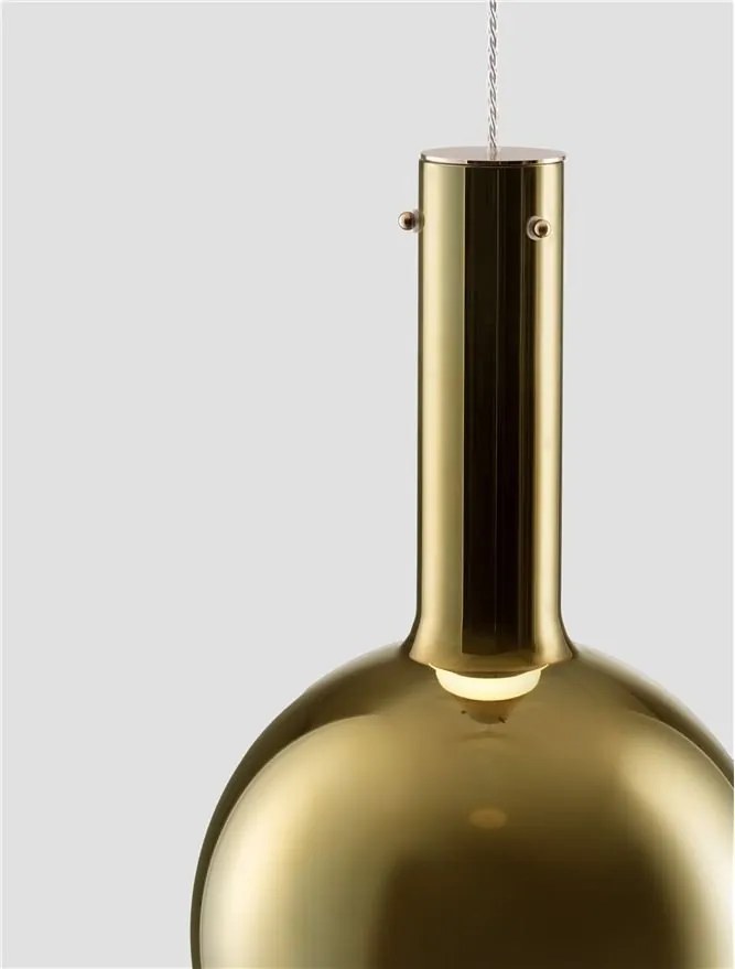 Pendul LED design decorativ NOSTOS Gold, NVL-9009221