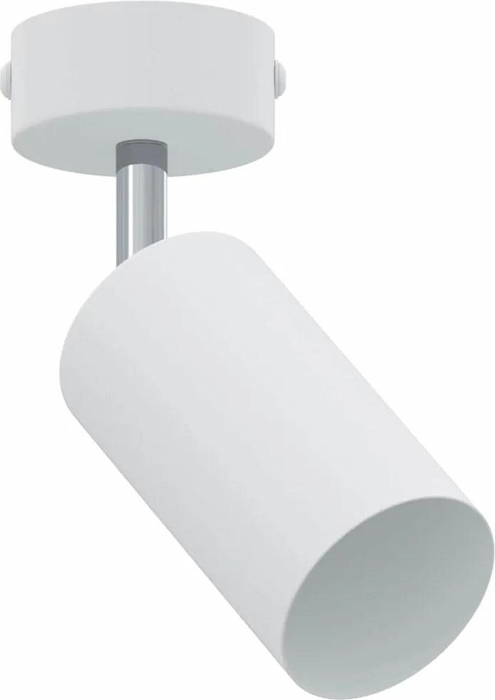 vidaXL Spot de tavan cu lumina reflectoarelor Alb 6 x 6 x 16 cm Metal