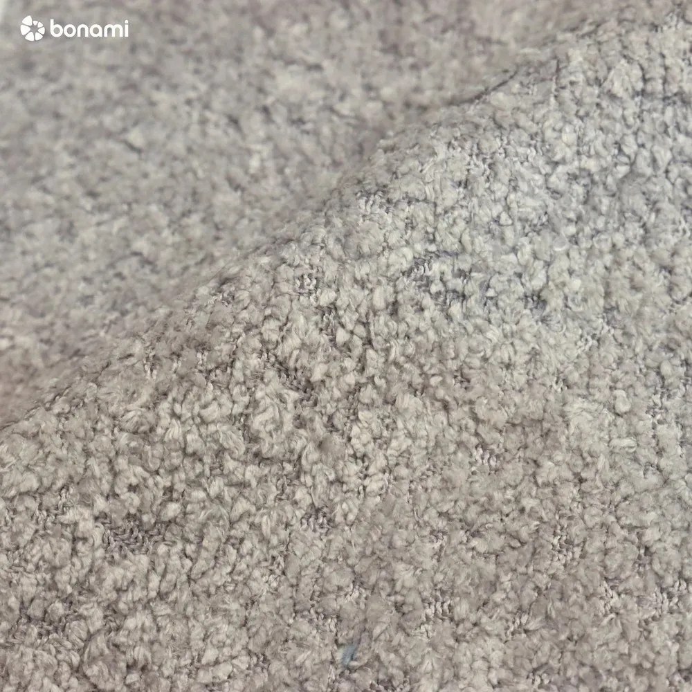 Canapea gri extensibilă cu tapițerie din stofă bouclé 215 cm Patti – Bonami Selection