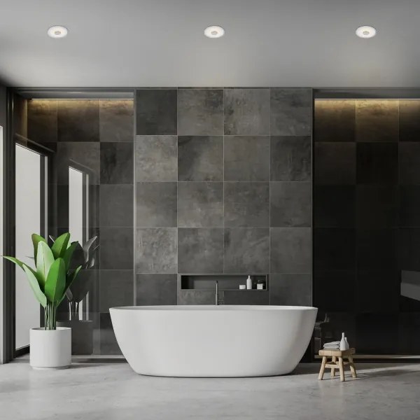 SET 3x corp de iluminat LED încastrat pentru baie LED/6W/230V IP44 crom Briloner