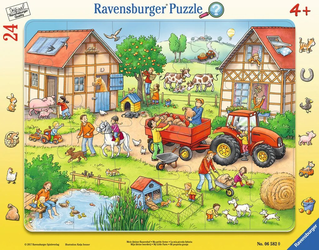 PUZZLE MICA MEA FERMA, 24 PIESE - RAVENSBURGER (RVSPC06582)
