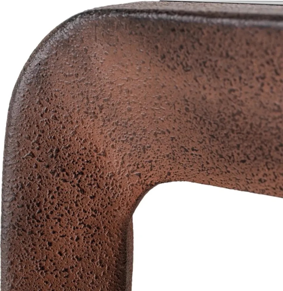 Consola LUX, Aluminiu Reciclat, Sticla Neagra, Quentin