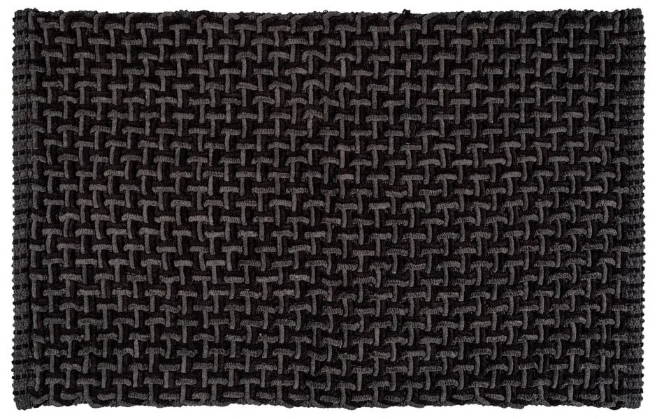 Covoraș de baie gri antracit din material textil 50x80 cm Ecoli – Wenko