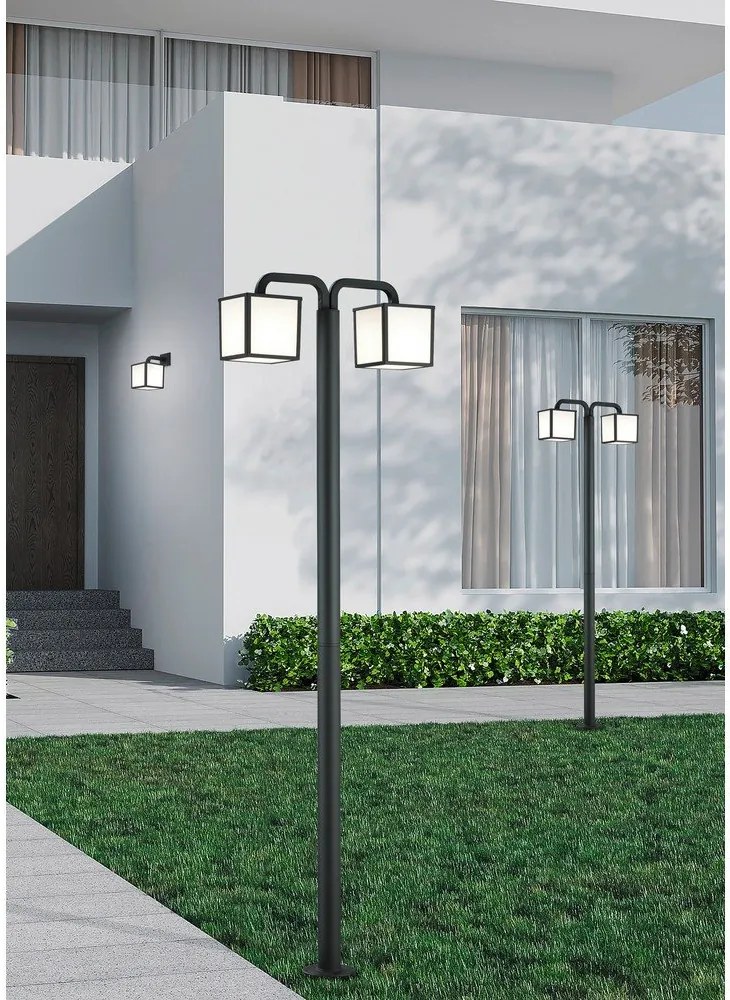 Corp de iluminat pentru exterior LED cu stâlp de fixare (înălțime 200 cm) Cubango – Trio