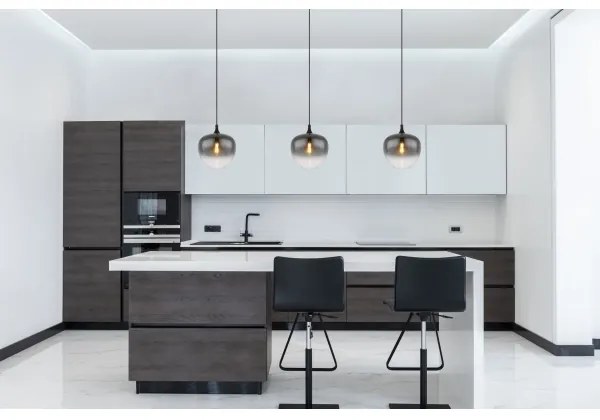 Lustră pe cablu MAXY 1xE27/60W/230V negru Globo 15548H1