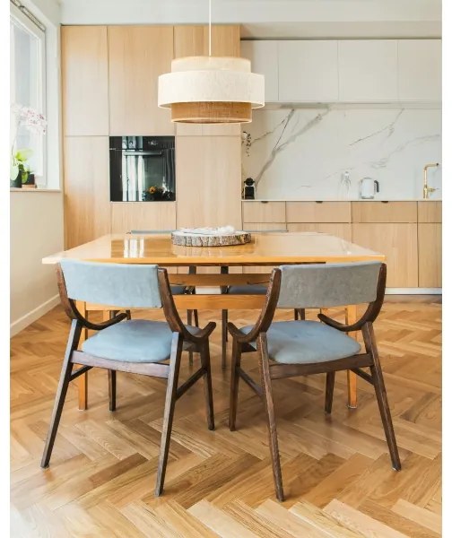 Lustră pe cablu BOHO 1xE27/60W/230V Ø 40 cm alb/iută