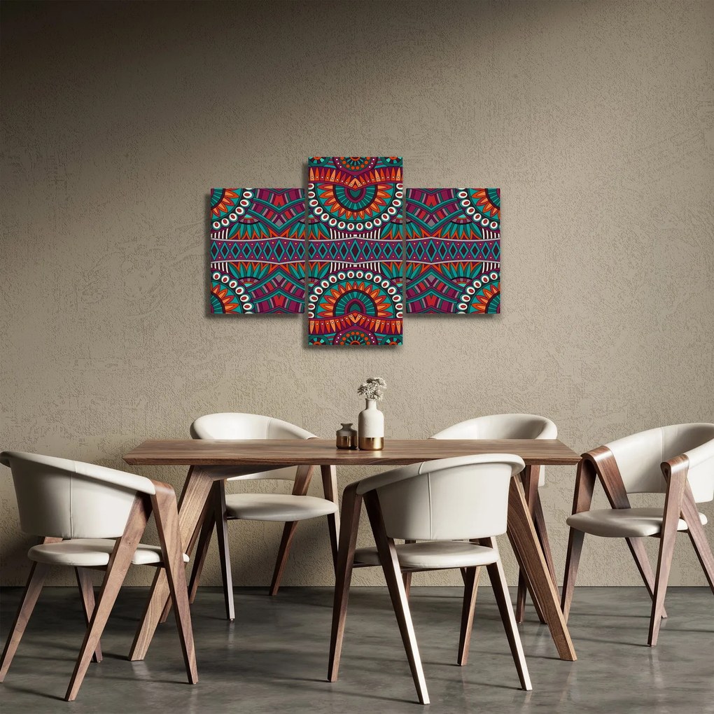 Tablou cu bastracție ornamentală (90x60 cm)